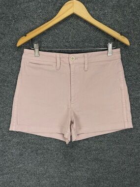 Madewell Shorts Women’s 28 Light Pink Stretch Chino Denim Shorts Casual Beachy